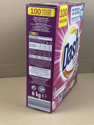 Dash waspoeder 6 kg kleur, 100wb - Afbeelding 2