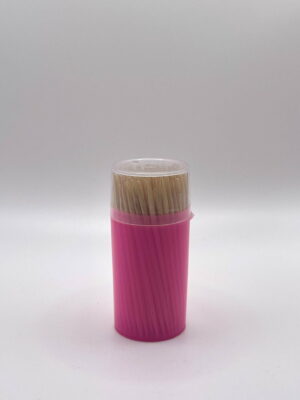 100027 cocktailprikkers enkel roze