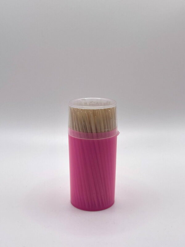 100027 cocktailprikkers enkel roze