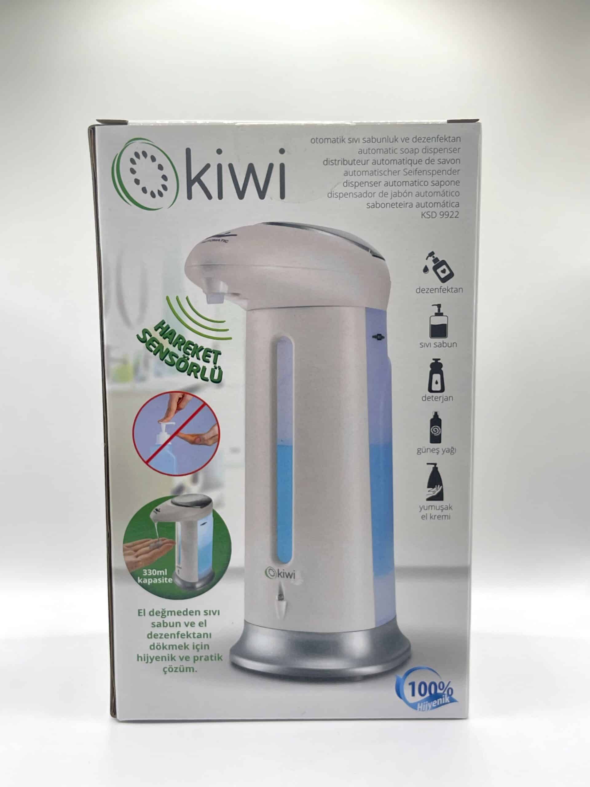 100073 Kiwi zeepdispenser doos voorkant