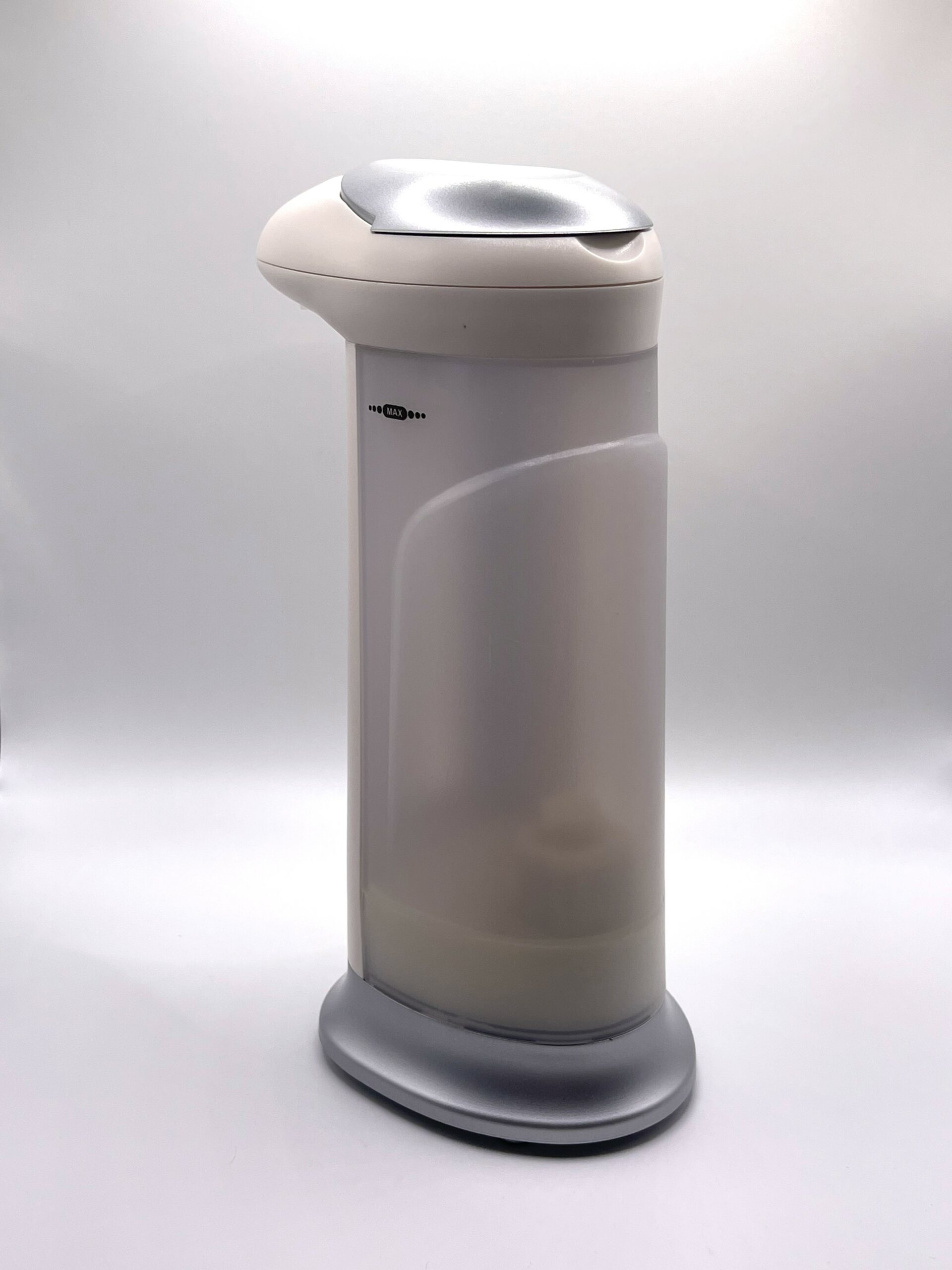 100073 Kiwi zeepdispenser driekwart achterkant