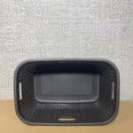 Goedkope grijze wasmand kopen | Cheap Deals by Angelo Viccybovenaanzicht