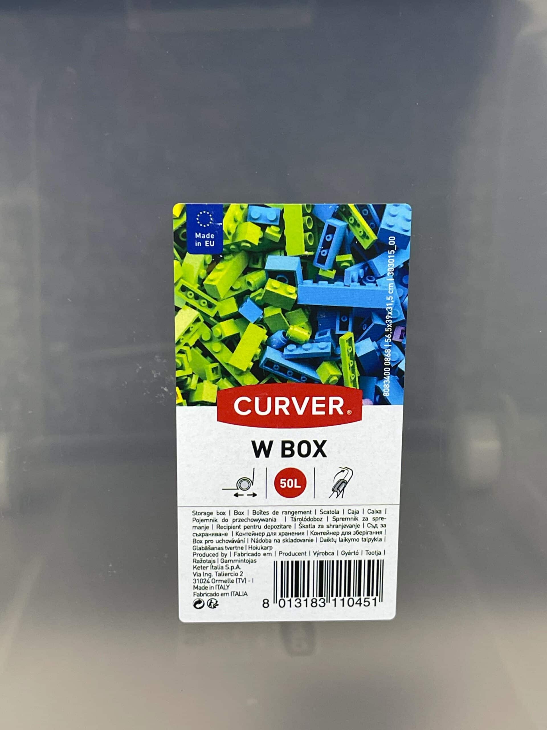 100088 Curverbak roll box 50L label