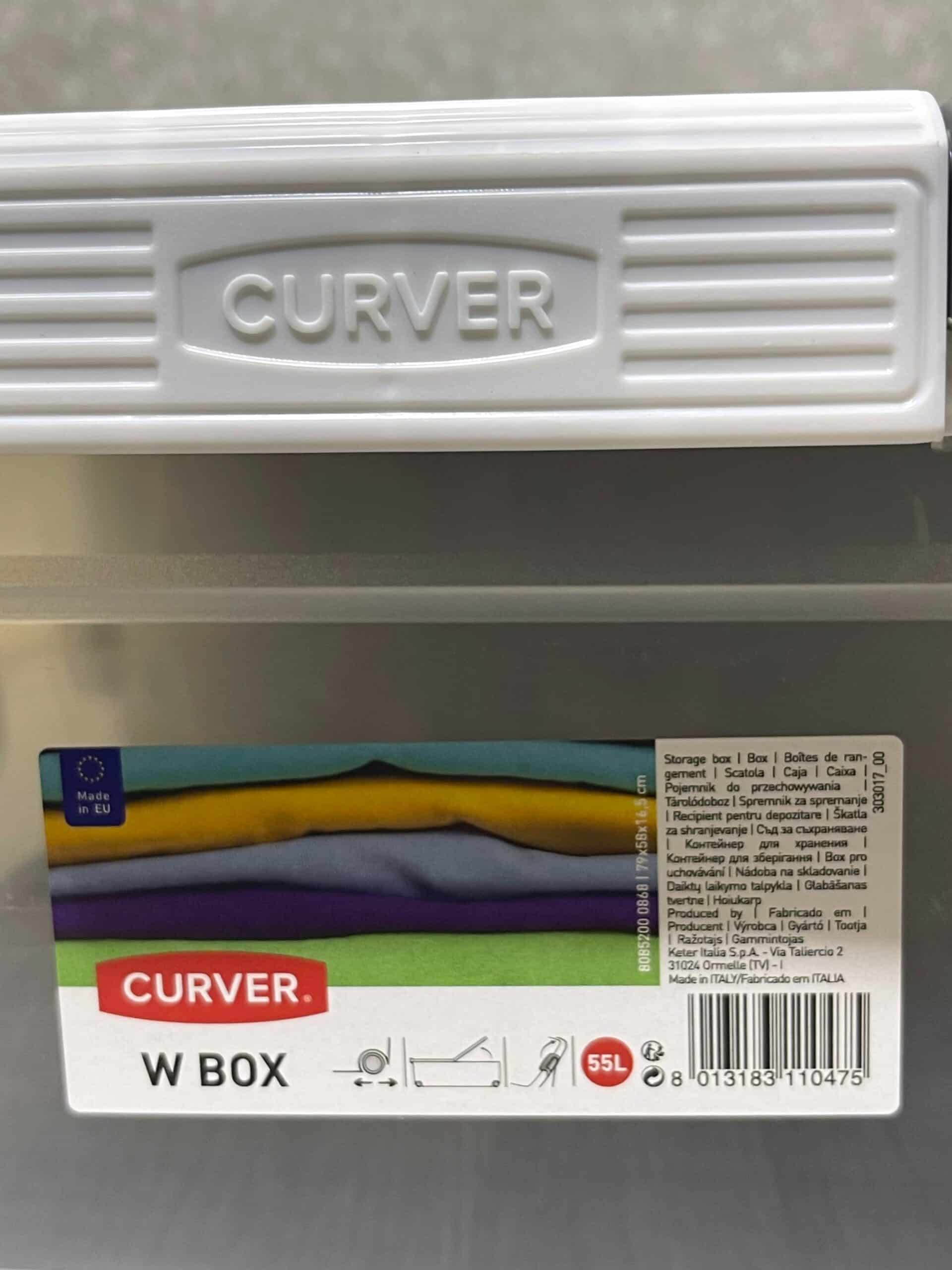 100089 Curverbak roll box 55L label