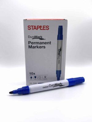 100026 staples stiften blauw doos + open stift