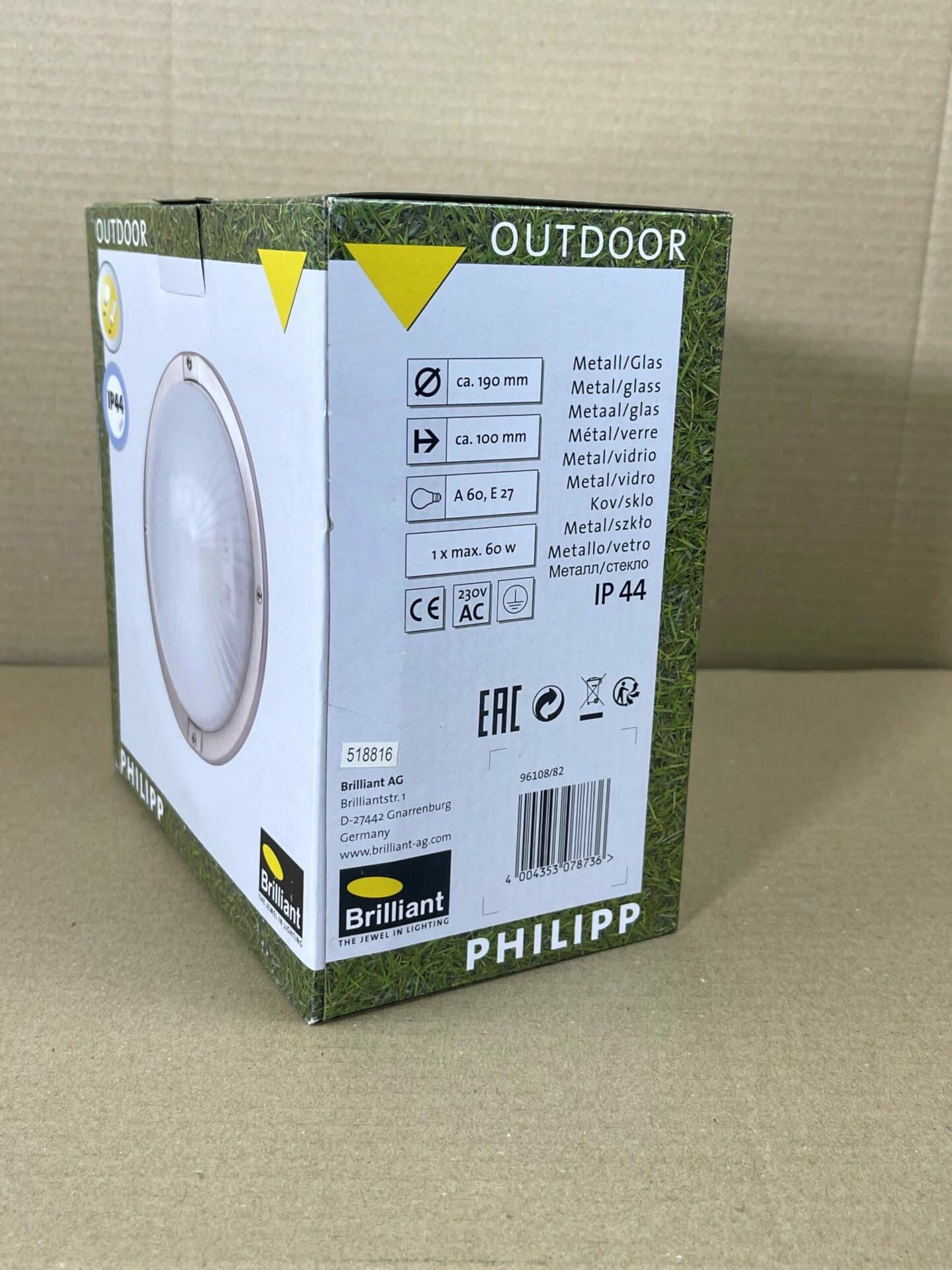 100033 Philipp lamp doos specificaties