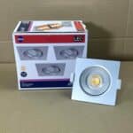 100047 Prisma spots grijs vierkant richtbaar spot + doos