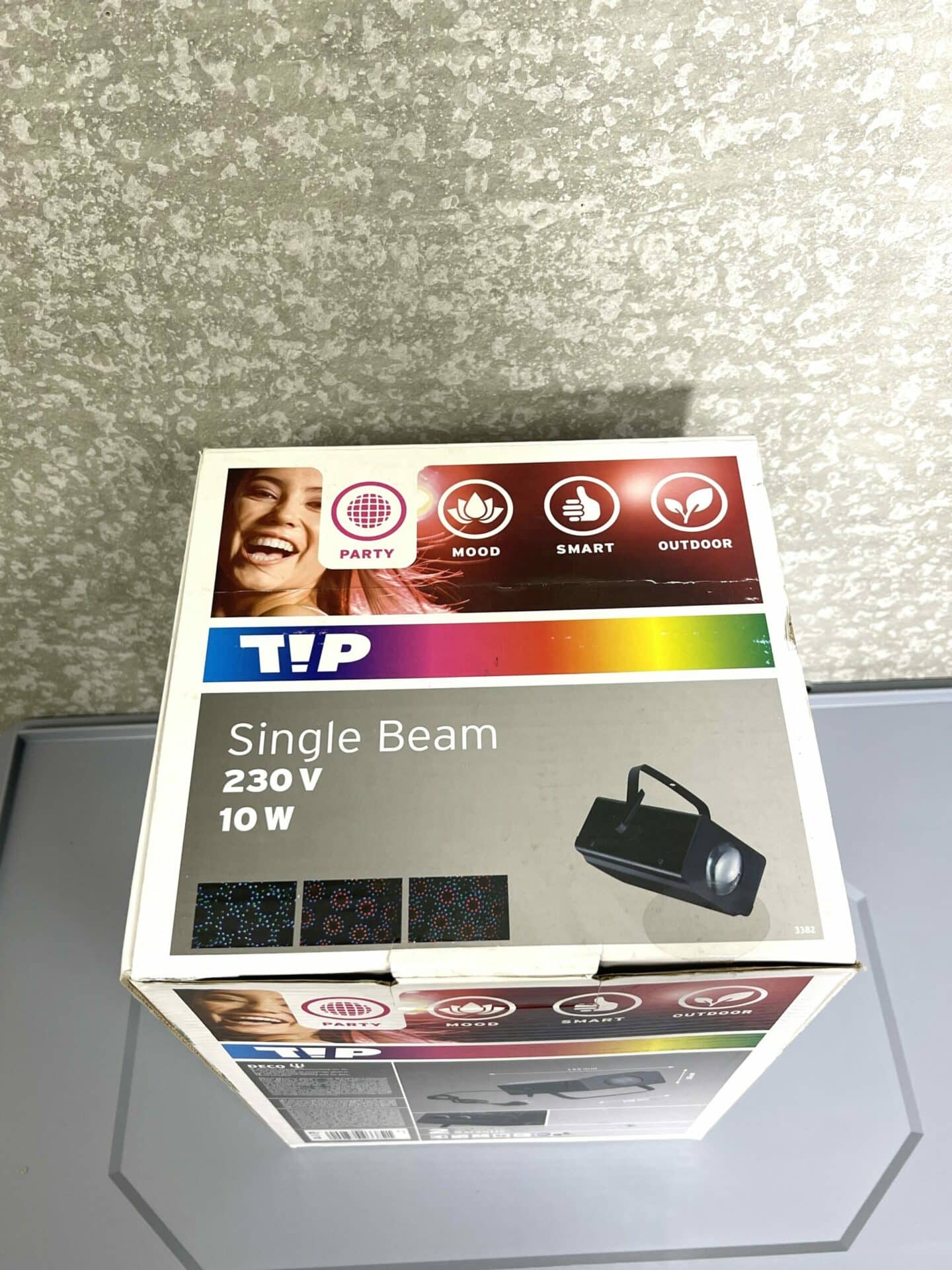 100052 TIP single beam doos bovenkant