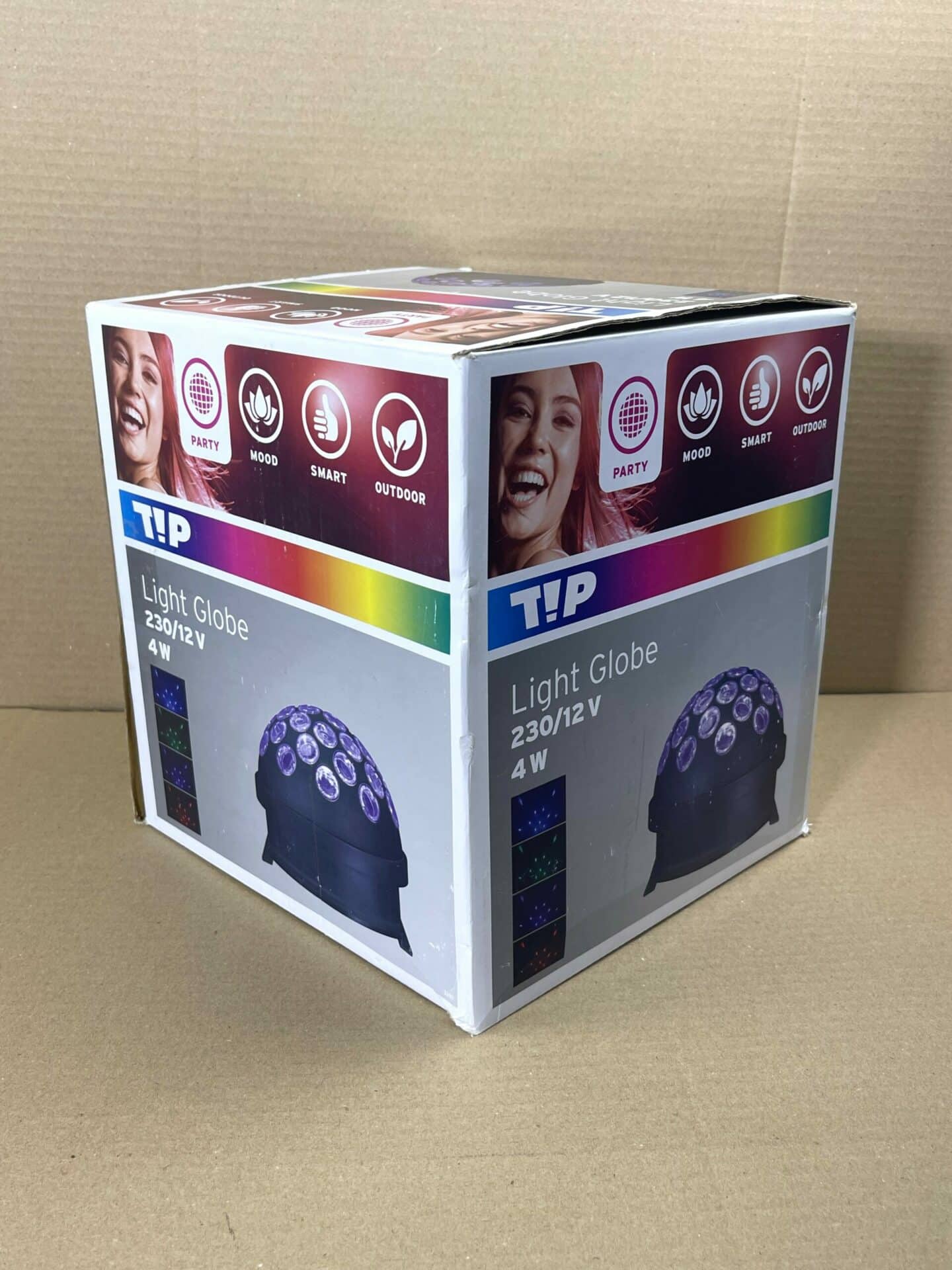 100056 TIP globe doos driekwarts