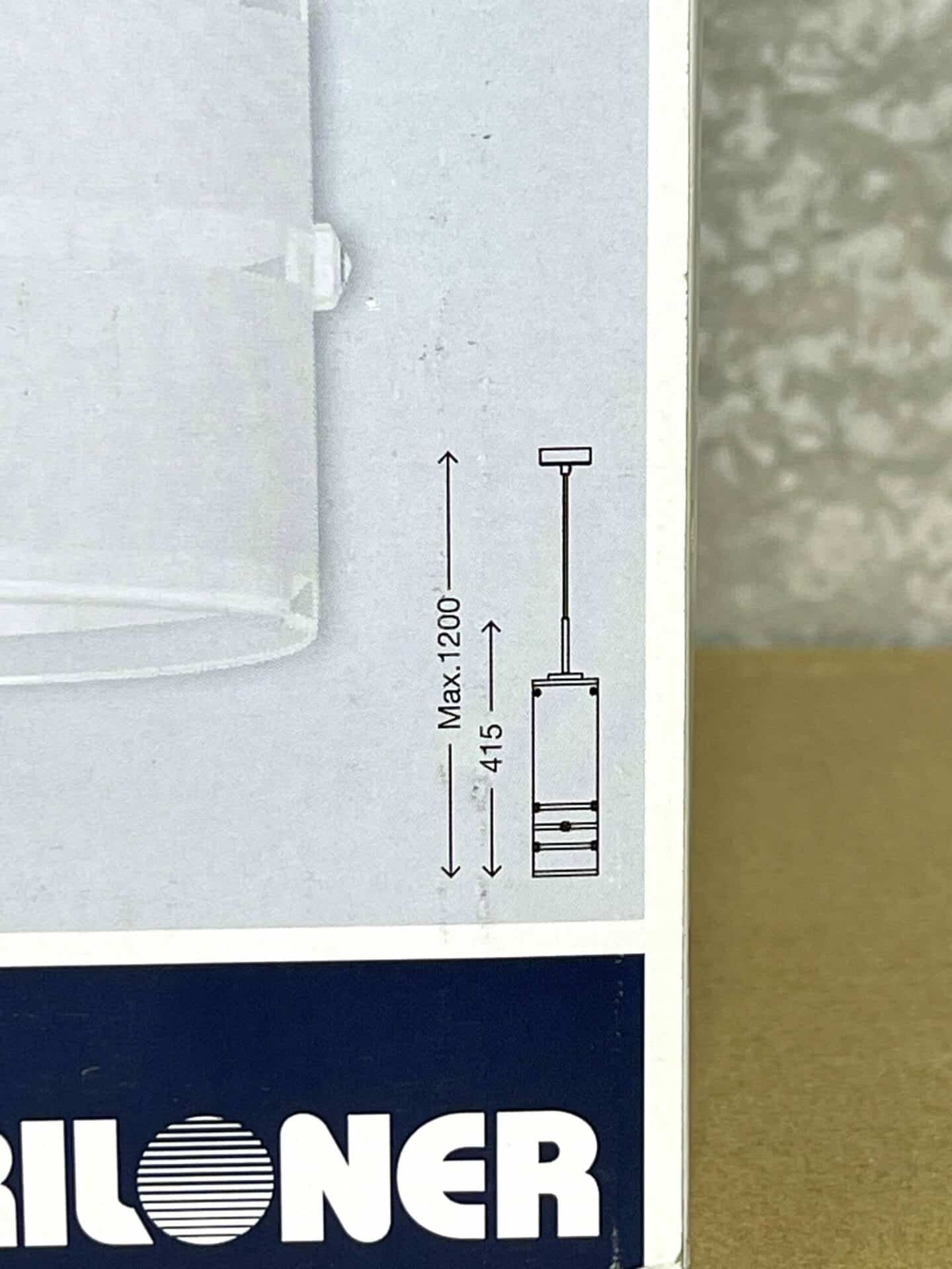 100057 Briloner lamp glas afmetingen