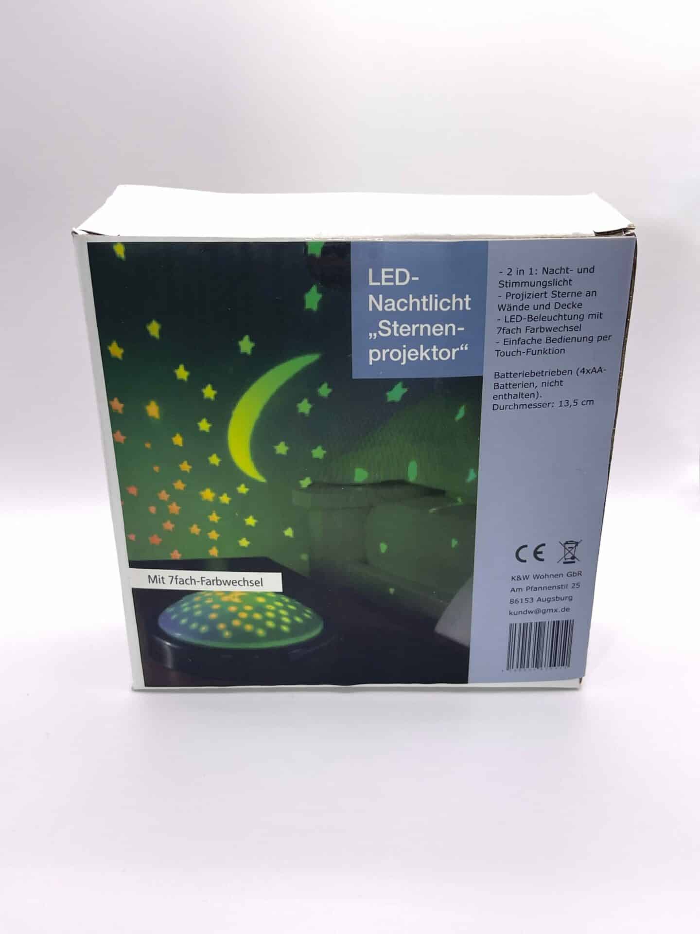 100059 sterrenprojector nachtlamp doos