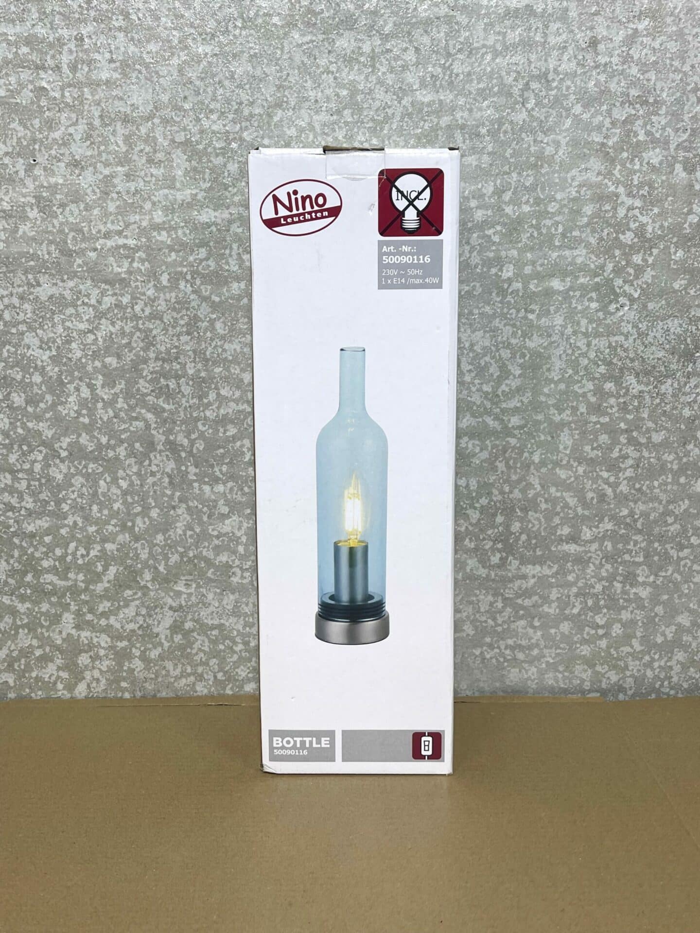 100060 Nino Bottle lamp doos voorkant