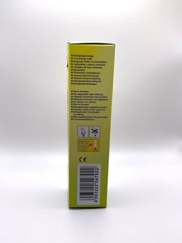 100063 Näve spaarlamp rood E14 9W doos specificaties