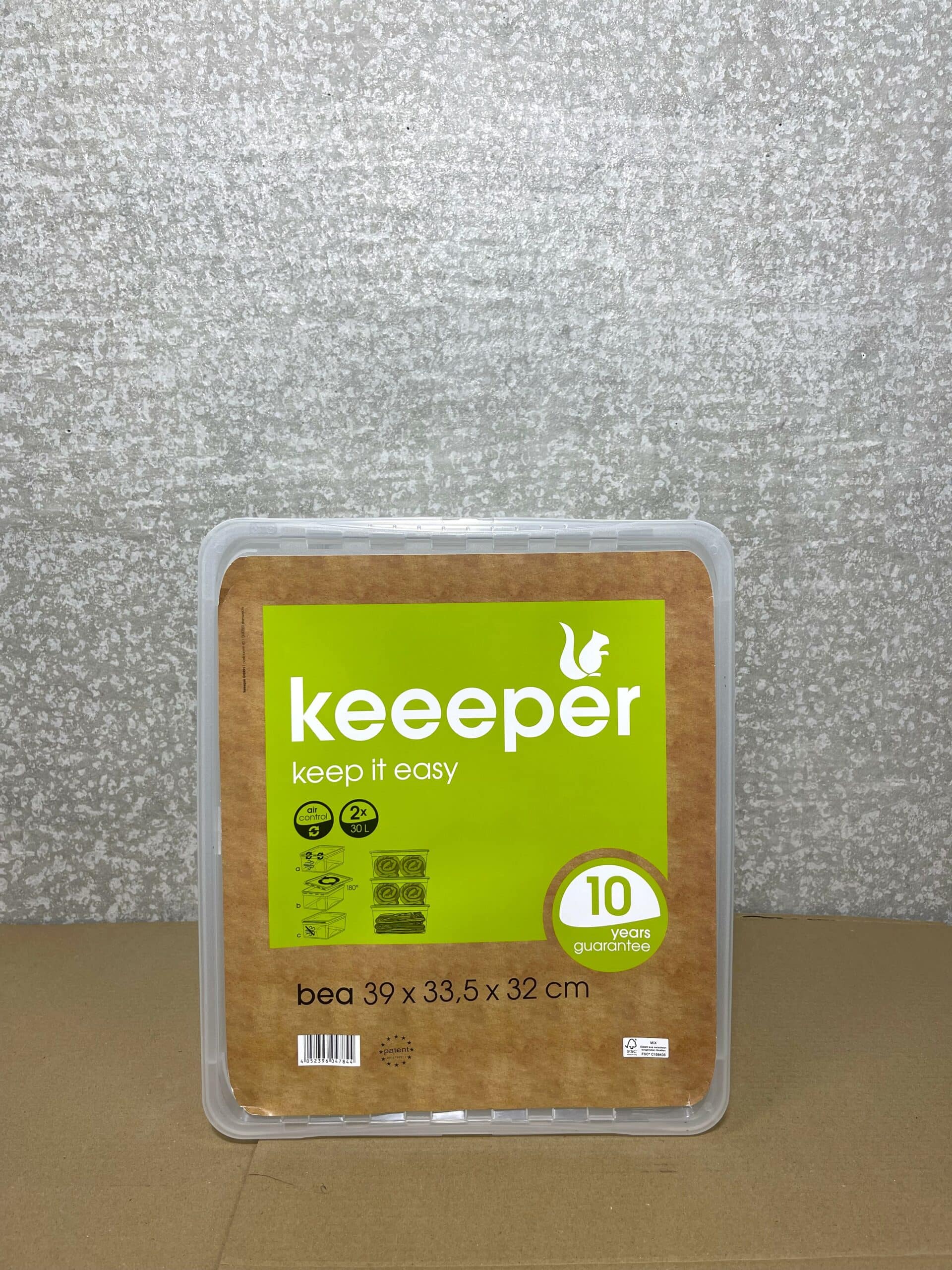 100086 Keeeper opbergbak 30L label