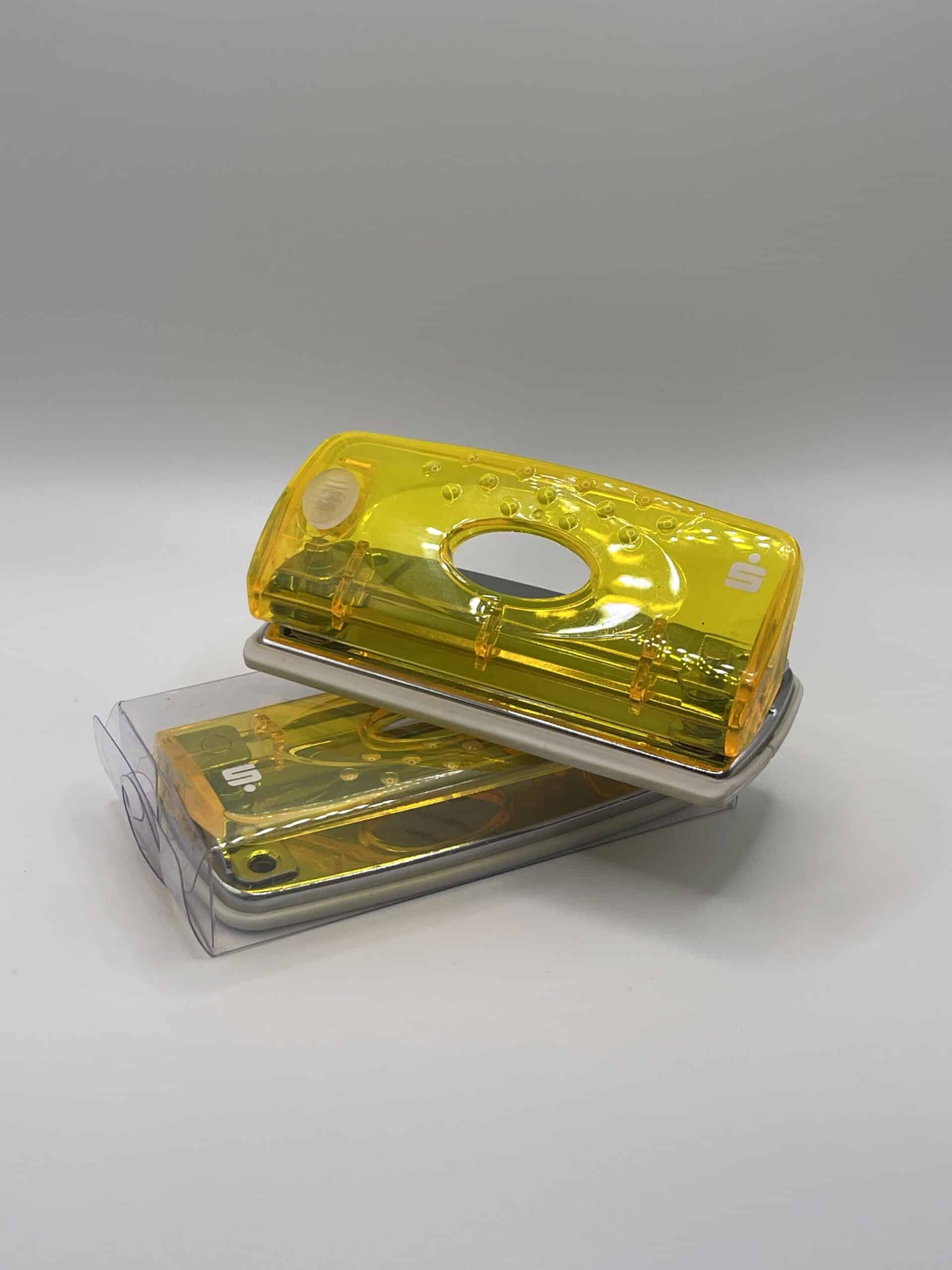 100141 perforator geel meerdere bovenaanzicht