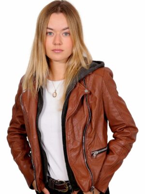 "Julja" dames jack cognac