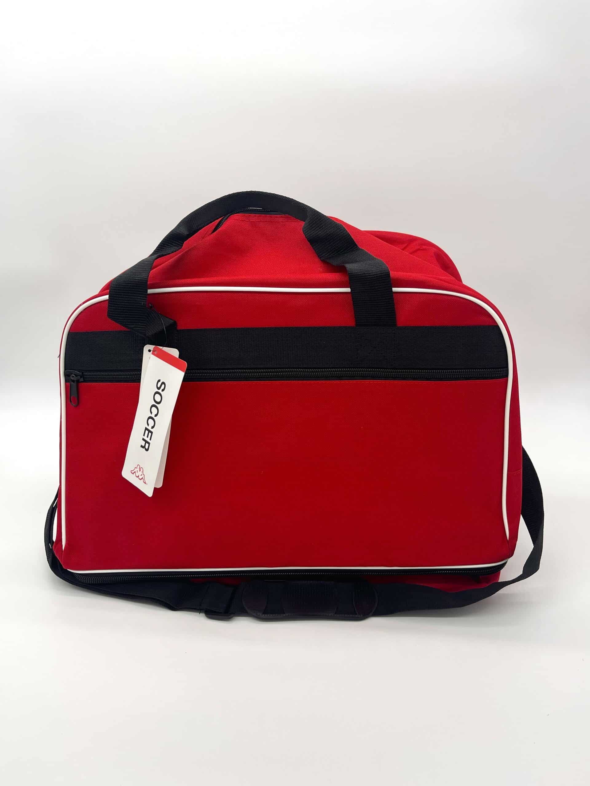 100094 Kappa voetbal team bag rood achterkant