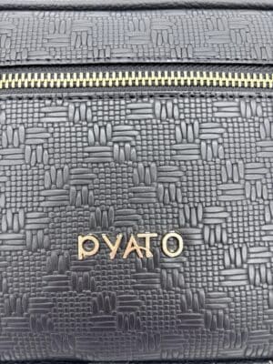 Pyato damestas zwart met bewerking - Afbeelding 3