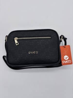 Pyato damestas zwart met bewerking - Afbeelding 5