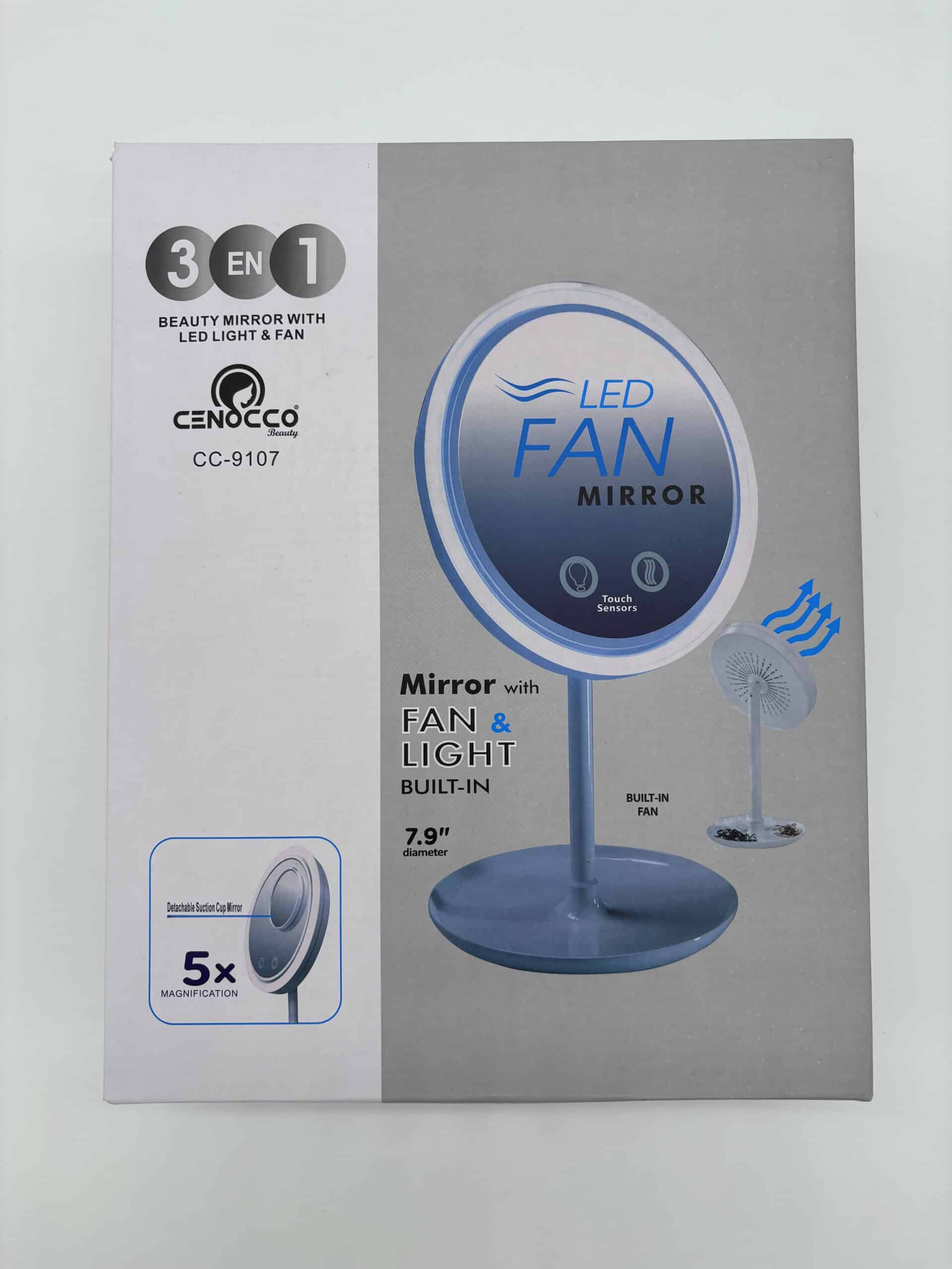 Make-up spiegel met licht en ventilator | Cheap Deals by Angelo Viccy