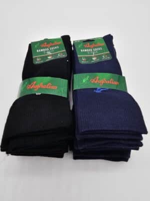 5st Australian Bamboo sokken zwart - Afbeelding 5