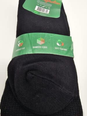 5st Australian Bamboo sokken zwart - Afbeelding 4