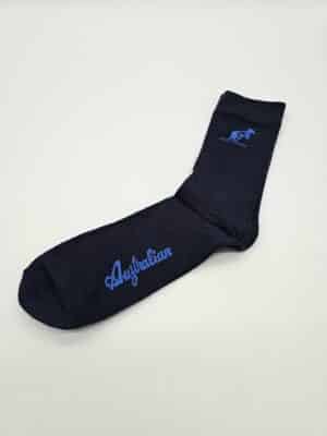 5st Australian Bamboo sokken blauw - Afbeelding 2