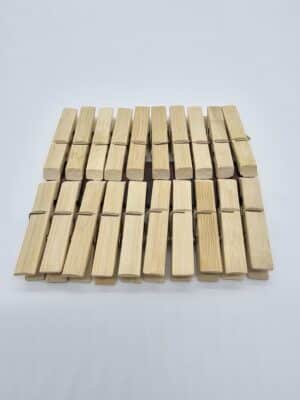 Bamboo wasknijpers 20st - Afbeelding 4