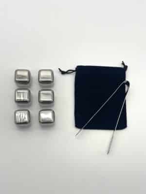 metalen ijsblokjes set - Afbeelding 1