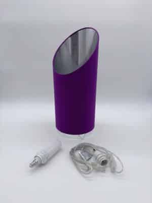 Sfeerlamp paars-zilver - Afbeelding 2