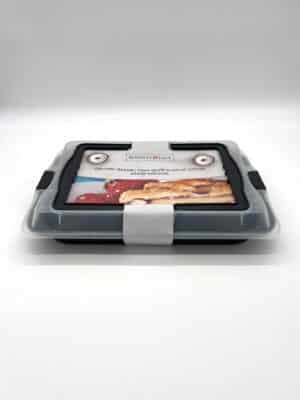 Bakvorm met deksel zwart - Afbeelding 2