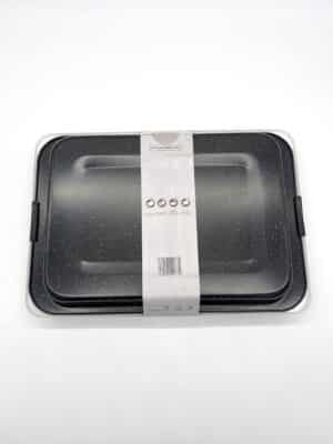 Bakvorm met deksel zwart - Afbeelding 4