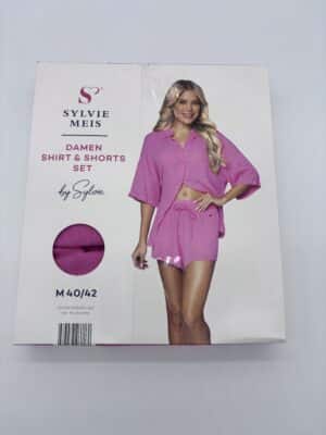 Dames Shirt & Short set roze Maat M 40/42 - Afbeelding 1