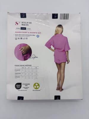 Dames Shirt & Short set roze Maat M 40/42 - Afbeelding 2